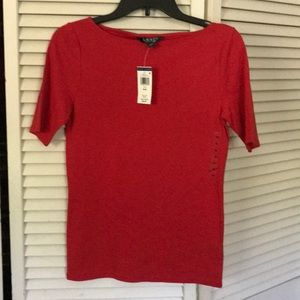 Ralph Lauren red t shirt size Medium NWT